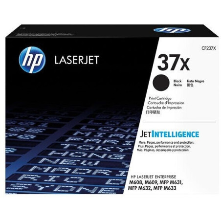 HP TONER LASERJETM607/M609/M632/BLACK-CTG-25K/ 37X CF237X     ORIGINE