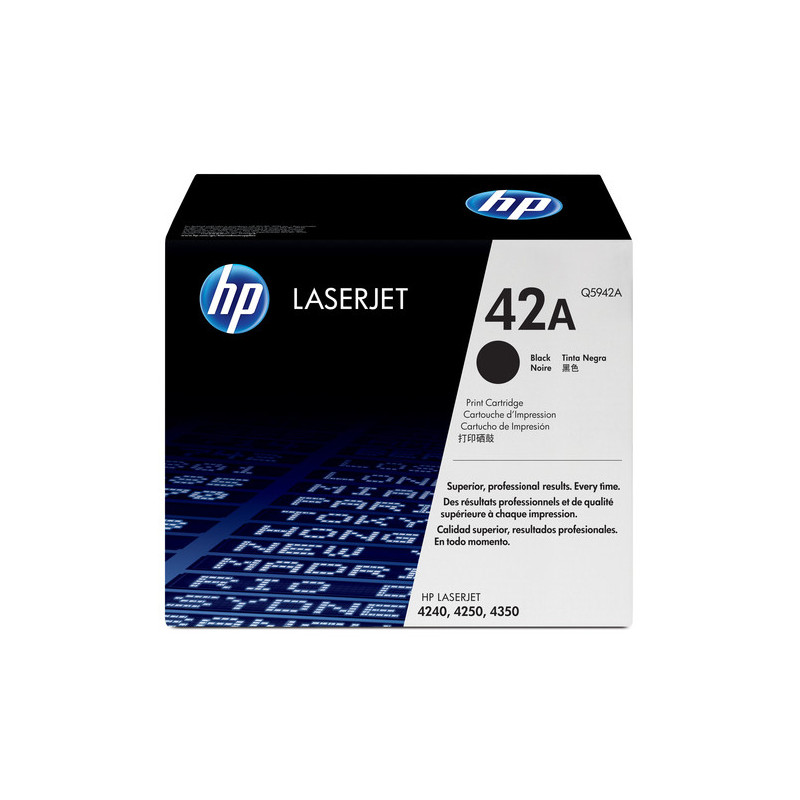 HP TONER LASERJET 4200/4300/4350/BLACK-CTG-20K/ 42X Q5942X    ORIGINE