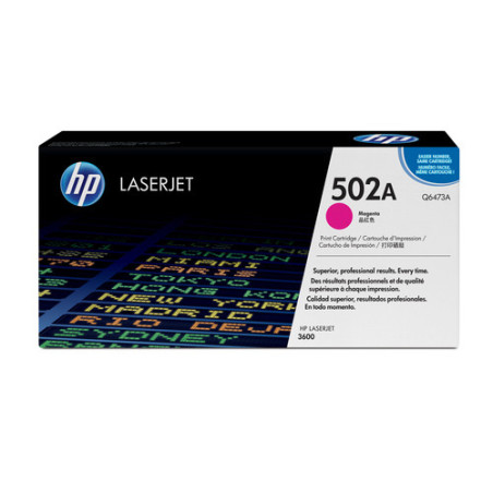 HP TONER LASERJET 3600/MAGENTA-CTG-4K/ 502A Q6473A            ORIGINE