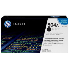 HP TONER LASERJET CM3530/CP3525/BLACK-CTG-5K/ 504A CE250A     ORIGINE