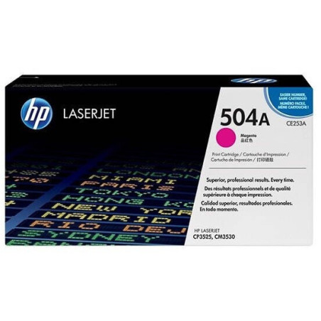 HP TONER LASERJET CM3530/CP3525/MAGENTA-CTG-7K/ 504A CE253A   ORIGINE