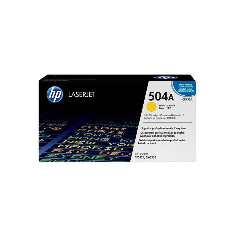 HP TONER LASERJET CM3530/CP3525/YELLOW-CTG-7K/ 504A CE252A    ORIGINE
