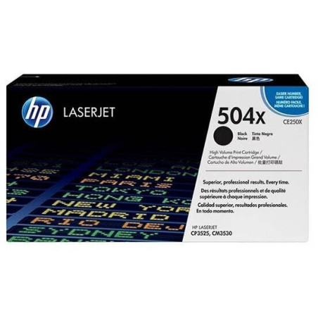HP TONER LASERJET CM3530/CP3525/BLACK-CTG-7K/ 504X CE250X     ORIGINE