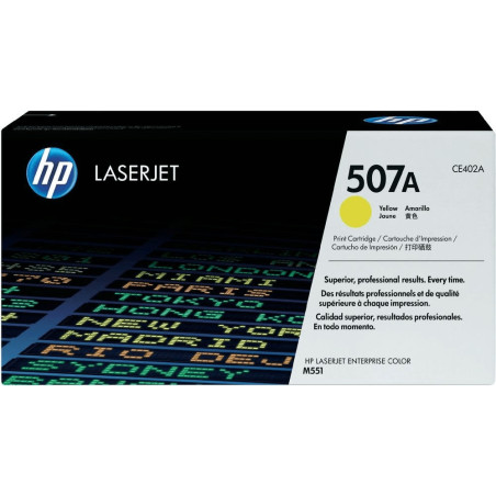 HP TONER LASERJETM551/M575/YELLOW-CTG-6K/ 507A CE402A         ORIGINE