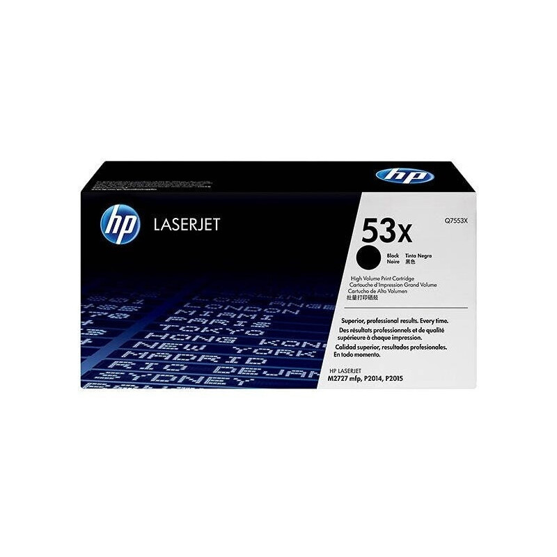 HP TONER LASERJET P2014/P2015/M2727/BLACK-CTG-7K/ 53X Q7553X  ORIGINE