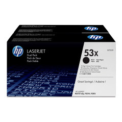 HP TONER LASERJET P2014/M2727/BLACK DUALVCTG-7K/ 53X Q7553XD  ORIGINE