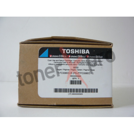 TOSHIBA TONER CYAN E STUDIO 338CS ORIGINAL 24B7305 T-FC338EC-R