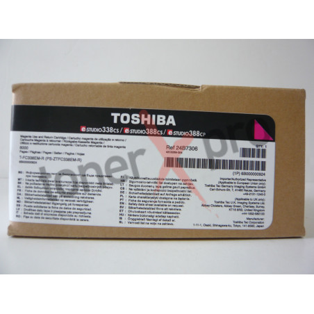 TOSHIBA TONER MAGENTA E STUDIO 338CS ORIGINAL 24B7306 TFC338EMR