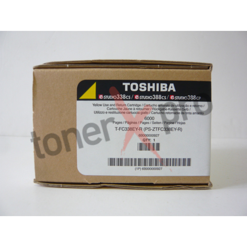 TOSHIBA TONER YELLOW E STUDIO 338CS ORIGINAL 24B7307 TFC338EYR TOSHIBA TONER YELLOW E STUDIO 338CS ORIGINAL 24B7307 TFC338EYR