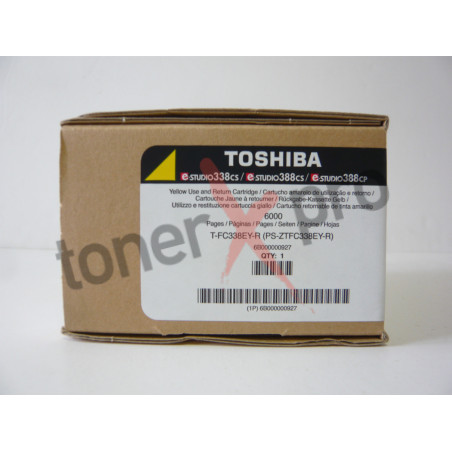 TOSHIBA TONER YELLOW E STUDIO 338CS ORIGINAL 24B7307 T-FC338EY-R