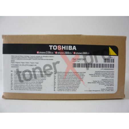 TOSHIBA TONER YELLOW E STUDIO 338CS ORIGINAL 24B7307 TFC338EYR