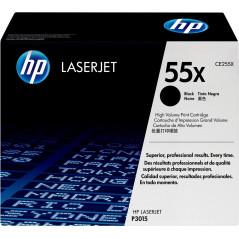 HP TONER LASERJET P3015/ENTER.M500/BLACK-CTG-12.5K/55X CE255X ORIGINE