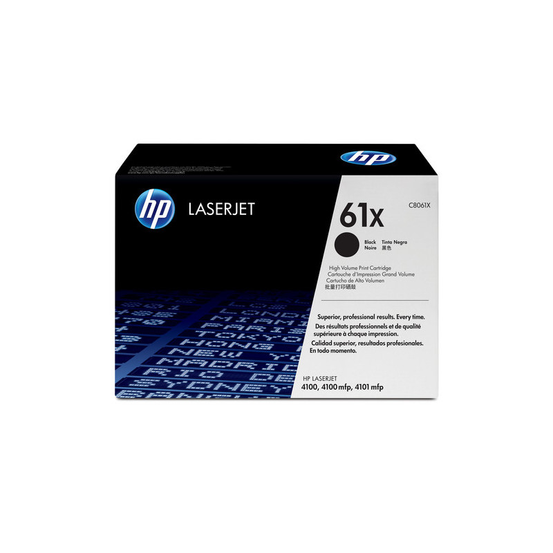 HP TONER LASERJET 4100/4101/BLACK-CTG-10K/ 61X C8061X         ORIGINE
