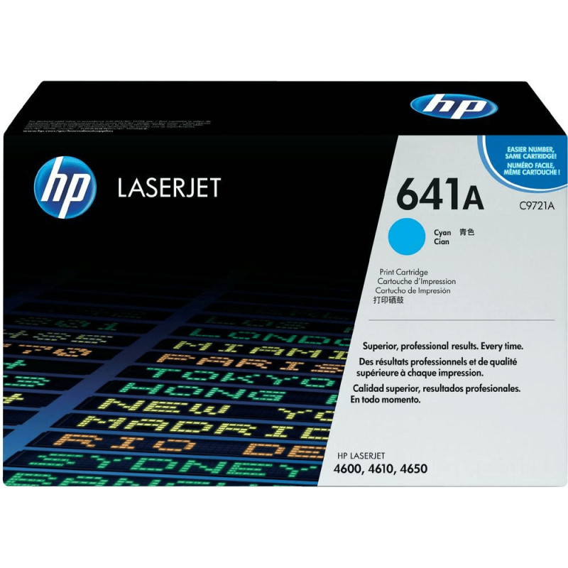 HP TONER LASERJET 4600/4650/CYAN-CTG-8K/ 641A C9721A         ORIGINE