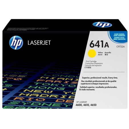 HP TONER LASERJET 4600/4650/YELLOW-CTG-8K/ 641A C9722A        ORIGINE