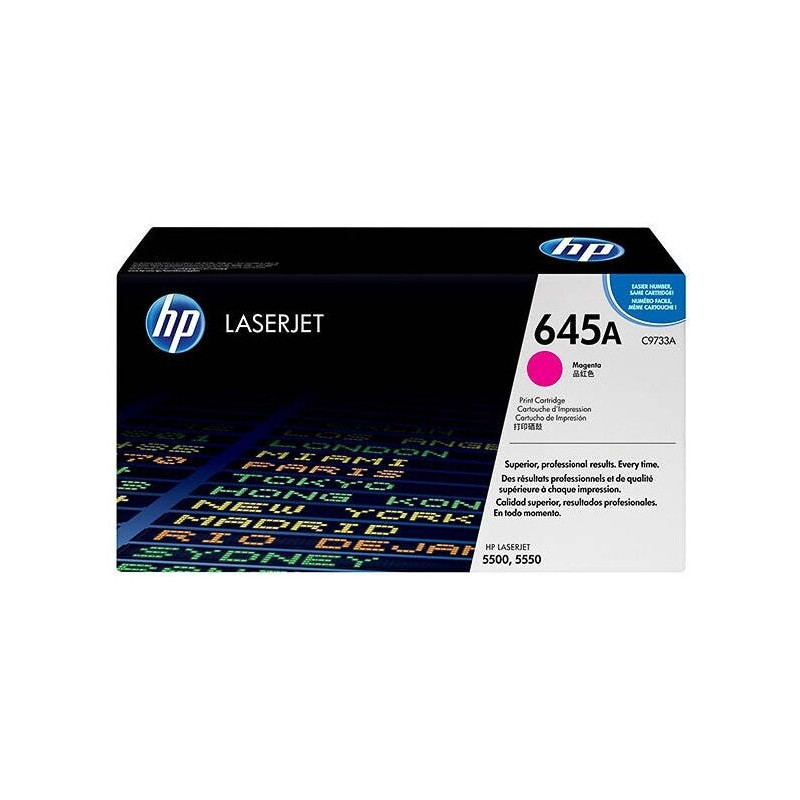 HP TONER LASERJET 5500/5550/MAGENTA-CTG-12K/ 645A C9733A      ORIGINE