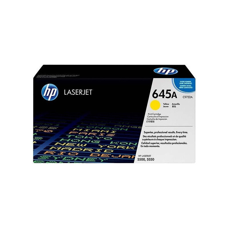 HP TONER LASERJET 5500/5550/YELLOW-CTG-12K/ 645A C9732A       ORIGINE