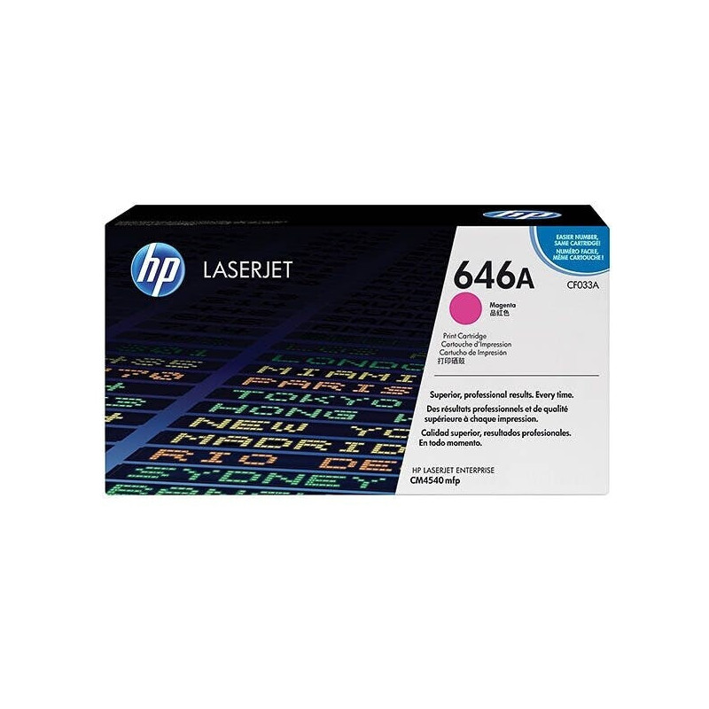 HP TONER LASERJET CM4540/MAGENTA-CTG-12.5K/ 646A CF033A       ORIGINE