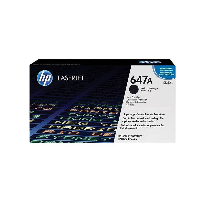 HP TONER LASERJET CP4520/CP4525/BLACK-CTG-8.5K/ 647A CE260A   ORIGINE