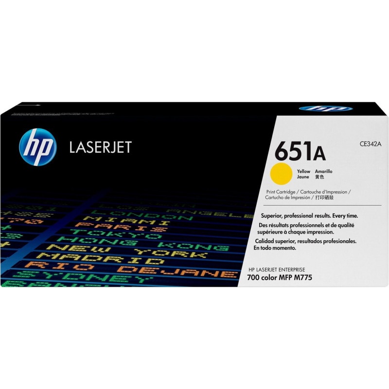 HP TONER LASERJET M770/M775/YELLOW-CTG-16K/ 651A CE342A       ORIGINE