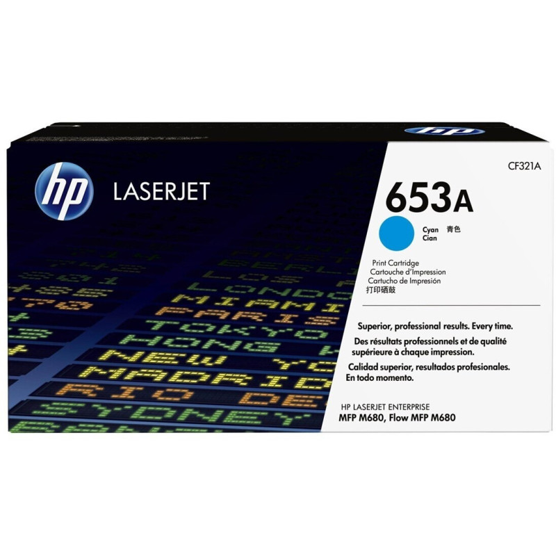 HP TONER LASERJET M680-MFP/CTG-CYAN-16.5K/ 653A CF321A        ORIGINE