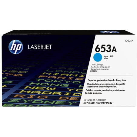 HP TONER LASERJET M680-MFP/CTG-CYAN-16.5K/ 653A CF321A        ORIGINE