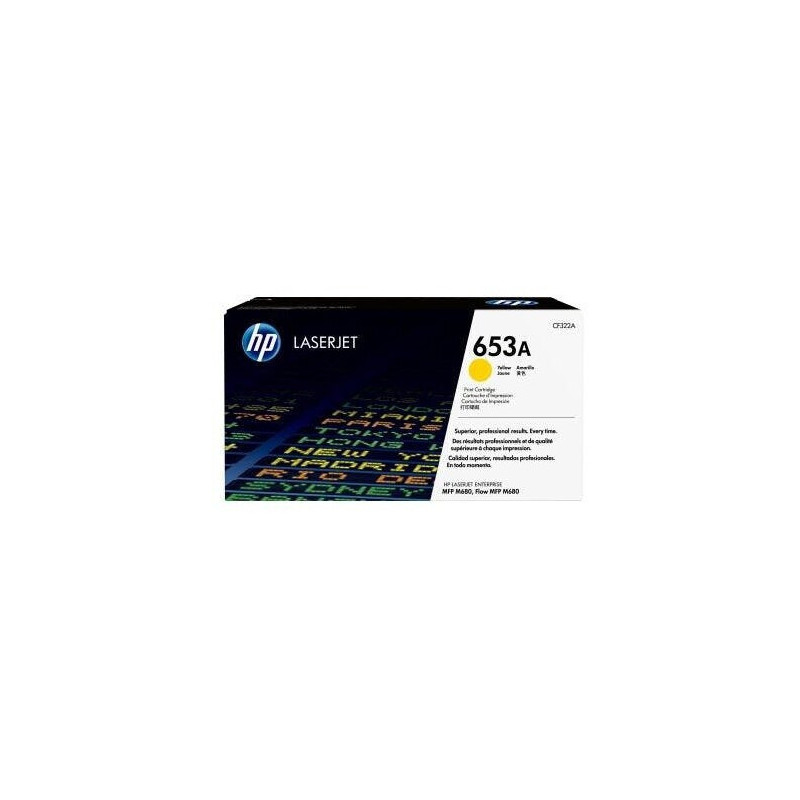 HP TONER LASERJET M680-MFP/CTG-YELLOW-16.5K/ 653A CF322A      ORIGINE