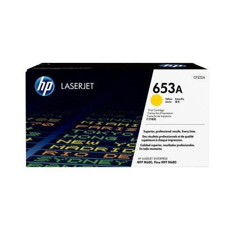HP TONER LASERJET M680-MFP/CTG-YELLOW-16.5K/ 653A CF322A      ORIGINE