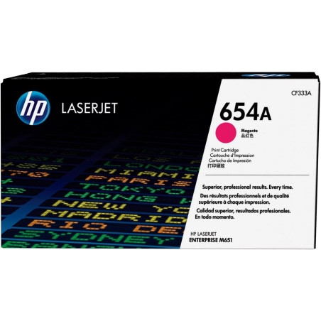HP TONER LASERJET M651-N-DN-XH/MAGENTA-CTG-15K/ 654A CF333A   ORIGINE