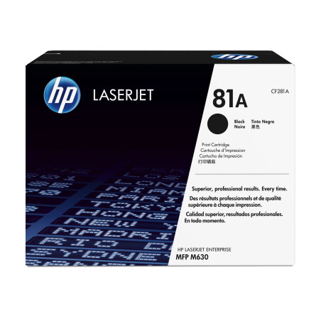 HP TONER LASERJET M605/M606/M630/BLACK-CTG-10.5K/ 81A CF281A  ORIGINE