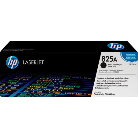 HP TONER LASERJET CM6030/CM6040/BLACK-CTG-19.5K/ 825A CB390A  ORIGINE