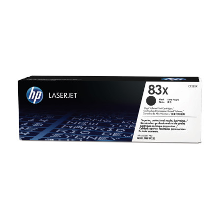 HP TONER LASERJET PRO M125/M225/BLACK-CTG-2.2K/ 83X CF283X    ORIGINE