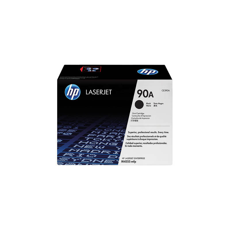HP TONER LASERJET M4555/M601/BLACK-CTG-10K/ 90A CE390A        ORIGINE