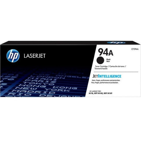 HP TONER LASERJET PRO M118/M148/BLACK-CTG-1.2K/ 94A CF294A    ORIGINE