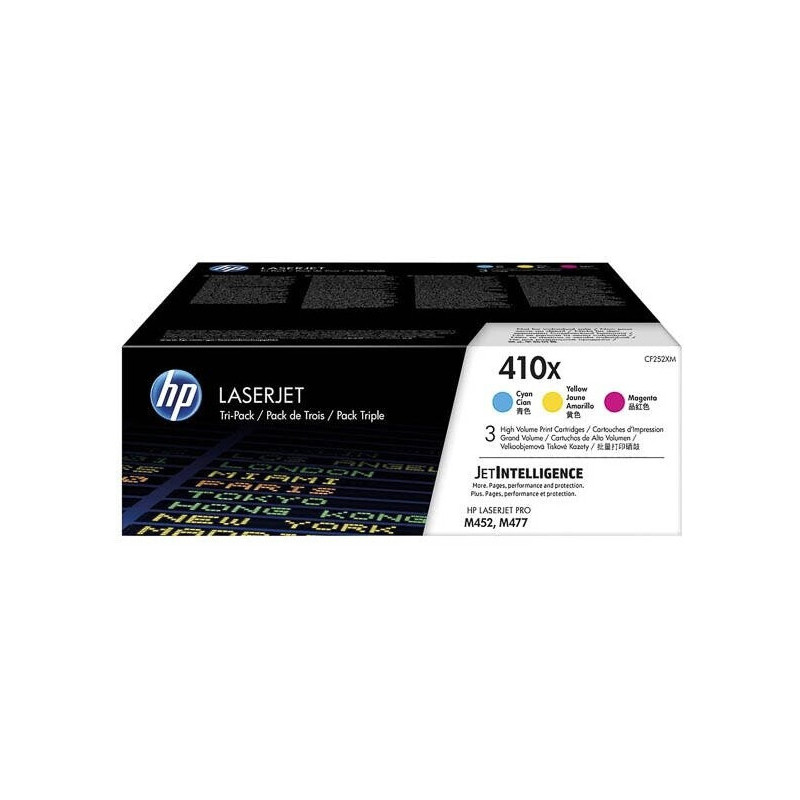 HP TONER LASERJET M452/PACK C-M-Y-CTG-5K/ 410X CF411-12-13X   ORIGINE