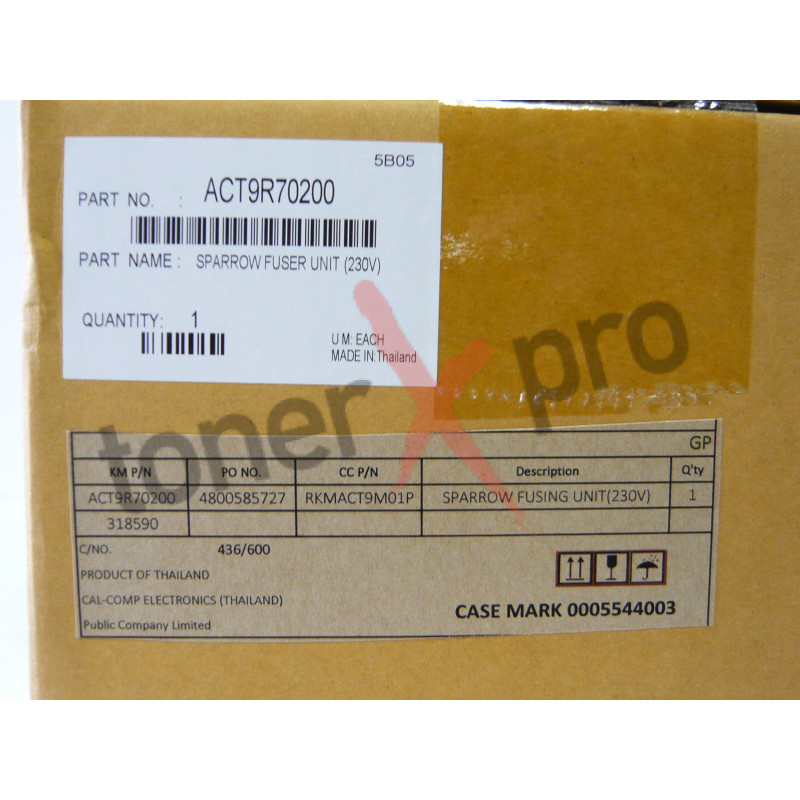 MINOLTA FUSER UNIT BIZHUB C3300i 220V ORIGINAL AAJRR70422 ACT9R70200 MINOLTA FUSER UNIT BIZHUB C3300i 220V ORIGINAL AAJRR70422 ACT9R70200