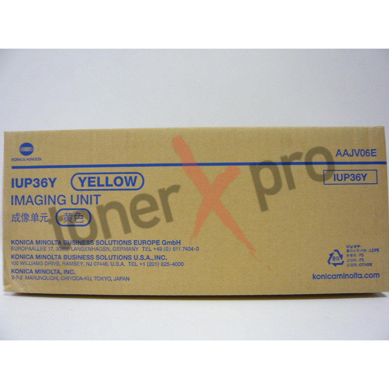 MINOLTA DEVELOP DRUM UNIT YELLOW BIZHUB C3300I ORIGINAL AAJV06E IUP36Y
