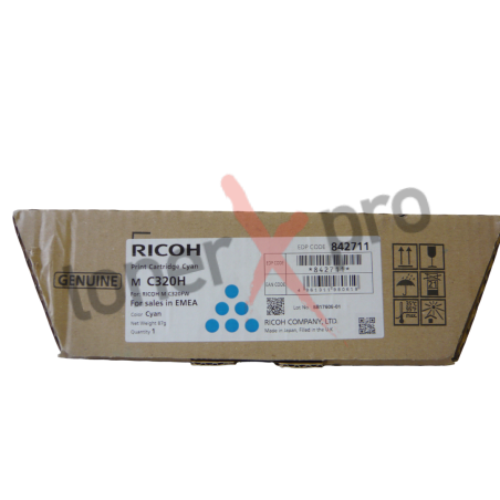 TONER RICOH MC320FW CYAN ORIGINAL 842711 MC320H