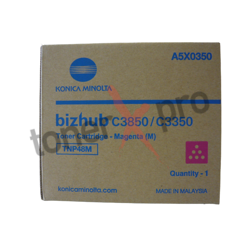 MINOLTA TONER MAGENTA BIZHUB C3350 ORIGINAL TNP48 TNP48M A5X0350 MINOLTA TONER MAGENTA BIZHUB C3350 ORIGINAL TNP48 TNP48M A5X0350