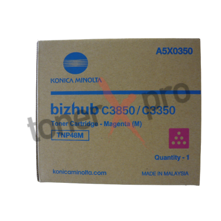 TONER MINOLTA BIZHUB C3350 MAGENTA ORIGINAL TNP48 TNP48M A5X0350