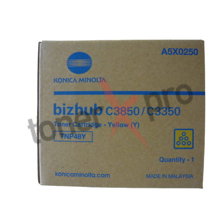 TONER MINOLTA BIZHUB C3350 YELLOW ORIGINAL TNP48Y A5X0250