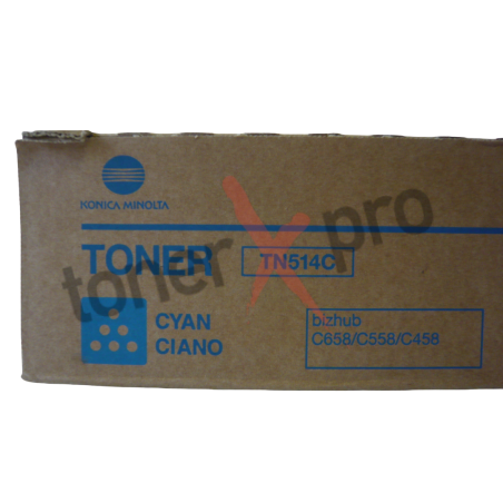 TONER MINOLTA BIZHUB C458 CYAN ORIGINAL TN514 TN514C A9E8450