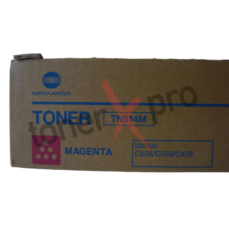 MINOLTA TONER MAGENTA BIZHUB C458 ORIGINAL TN514 TN514M A9E8350