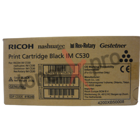 RICOH TONER BLACK IMC530FB ORIGINAL 418240 IM C530