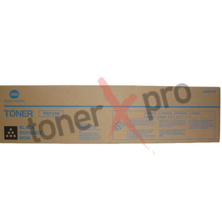 TONER MINOLTA BIZHUB PRO C654 BLACK ORIGINAL TN711 TN711K A3VU150