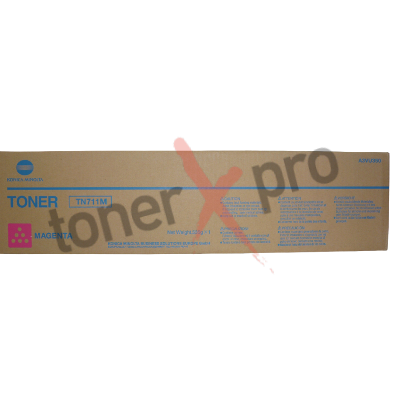 MINOLTA TONER MAGENTA BIZHUB PRO C654 ORIGINAL TN711 TN711M A3VU350 MINOLTA TONER MAGENTA BIZHUB PRO C654 ORIGINAL TN711 TN711M A3VU350