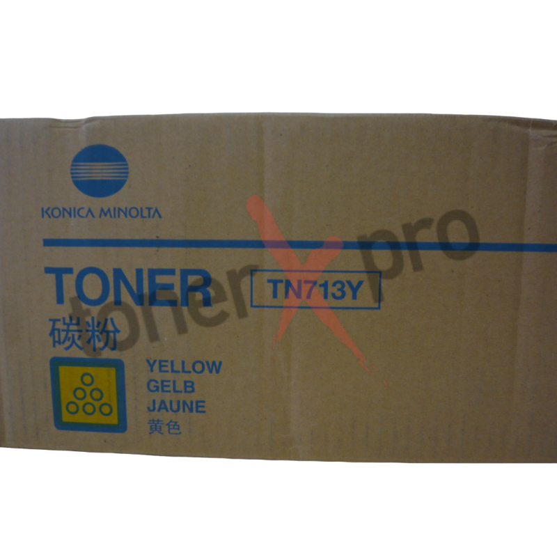 MINOLTA TONER YELLOW BIZHUB PRO C659 ORIGINAL TN713 TN713Y A9K8250 MINOLTA TONER YELLOW BIZHUB PRO C659 ORIGINAL TN713 TN713Y A9K8250