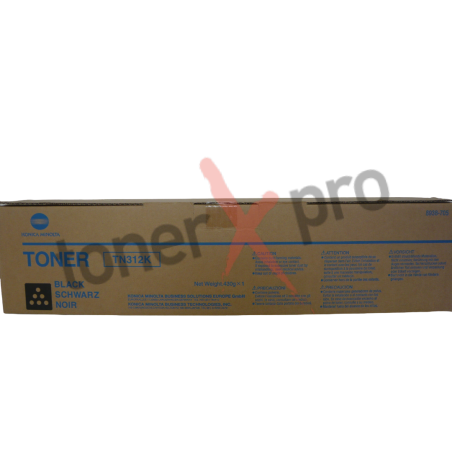 TONER MINOLTA BIZHUB C300 BLACK ORIGINAL TN312 TN312K 8938705