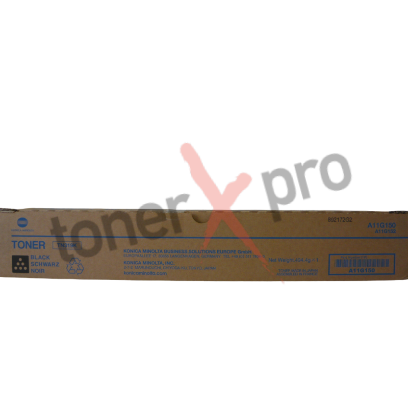 MINOLTA TONER BLACK BIZHUB C360 ORIGINAL TN319 TN319K A11G150 MINOLTA TONER BLACK BIZHUB C360 ORIGINAL TN319 TN319K A11G150
