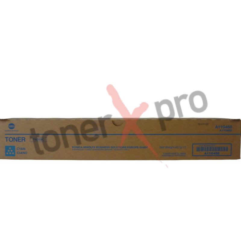 MINOLTA TONER CYAN BIZHUB C360 ORIGINAL TN319 TN319C A11G450 MINOLTA TONER CYAN BIZHUB C360 ORIGINAL TN319 TN319C A11G450